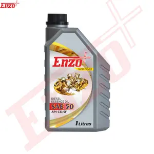 High Performance Engine Oil Enzo Plus SAE 50 API CD SF 1Ltr Four Stroke Engine Oil Lubricant Oil Best Automotive Lubricant