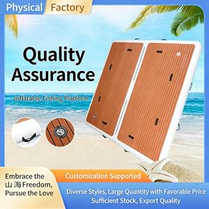 Plataforma Flotante de Nuevo Diseño, Plataforma Flotante para <span class=keywords><strong>Lago</strong></span>, Amplia para Adultos, para Acampar al Aire Libre, Pescar y Recreación en el <span class=keywords><strong>Lago</strong></span> - Product Image 6