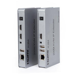 Prix de gros USB <span class=keywords><strong>HDMI</strong></span> H.264 200M KVM IP Extender sur <span class=keywords><strong>RJ45</strong></span> Lan <span class=keywords><strong>Ethernet</strong></span> Réseau Cat5e Cat6 Câble - Product Image 2