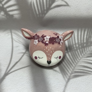 <span class=keywords><strong>Tirelire</strong></span> en céramique de haute qualité en forme de <span class=keywords><strong>renard</strong></span>, style européen moderne, avec couleur personnalisée pour cadeau d'enfant - Product Image 1