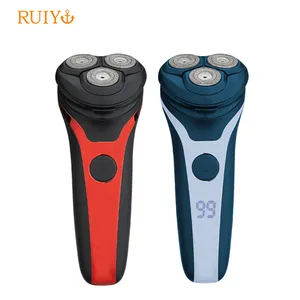 Factory Direct Sales Cordless USB Rechargeable 3 Head Beard Trimmer Men Styling Electric Shaver