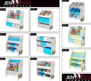 ASTM-organizador de juguetes de tela de madera BSCI para niños, 9 cubos de almacenamiento de tela no tejida, estante de almacenamiento de Juguetes - Product Image 3