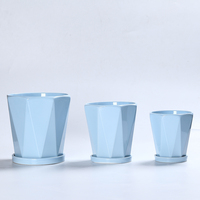 Pot de fleurs suspendu d'intérieur en céramique chinoise rose, sculpté à la main, durable, auto-arrosant, léger, écologique, avec trou de drainage pour jardin