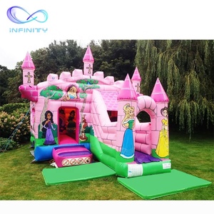 Château de princesse de conte de <span class=keywords><strong>fées</strong></span> Combo Slide Kids Party Fun Gonflable Joy Princess Bounce House Princess Bouncy Castle - Product Image 1