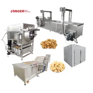 Industrial Walnut Washer Peeler Processing Plant Nut Peanut Cashew Walnut Wet Peeling Machine