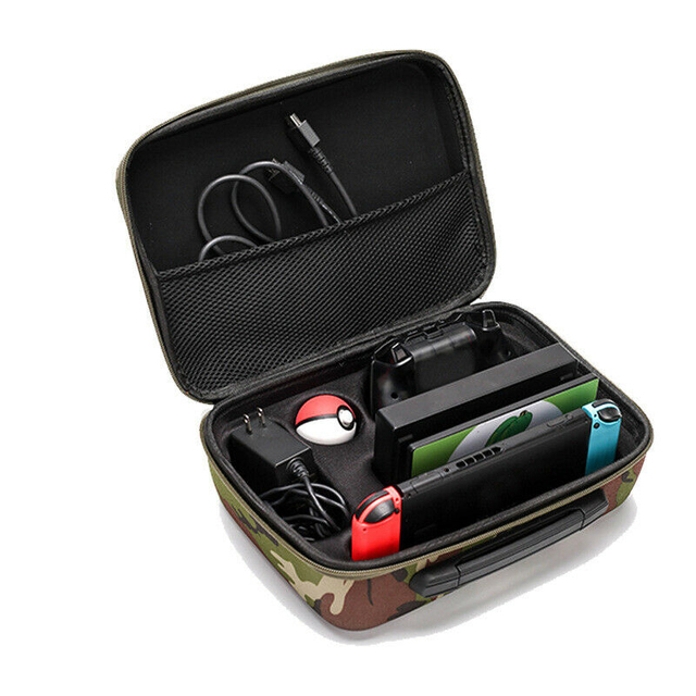 Hard EVA Carry Case Bag for Nintendo Switch Games Travel Carrying Case Bag Storage