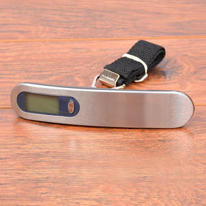 เครื่องชั่งน้ำหนักกระเป๋าเดินทางแบบพกพา สแตนเลส อิเล็กทรอนิกส์ สำหรับส่งด่วนและการเดินทาง - Product Image 1