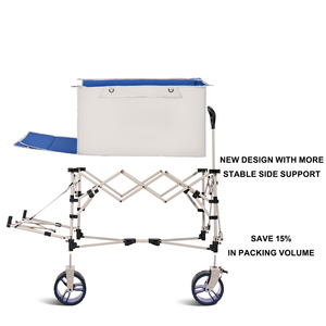 Toptan Katlanabilir Açık Hava Kamp Arabası Katlanabilir Kamp Arabası Tekerlekli Yiyecek Arabası Katlanabilir - Product Image 4