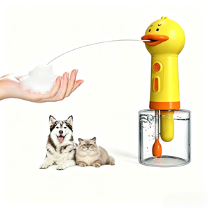 Nouvelle machine à mousse pour animaux de compagnie, <span class=keywords><strong>mousseur</strong></span> de bain pour chats et chiens, portable, manuel, machine à mousse automatique à un bouton - Product Image 1
