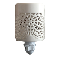 110 tension cire fondre chauffe-bougie en porcelaine brûleur d'encens électrique Mini cadeau fondre cire chauffe-bougie lampe