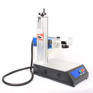 2024 hot sale factory price cheap Jinglaser 5W 10W mini desktop uv laser marking machine for plastic marking