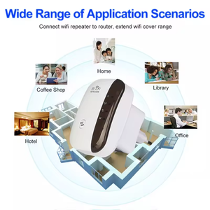 Repetidor WiFi, Amplificador de Señal, 300Mbps, Inalámbrico, 2.4Ghz, Extensor de Red, Intensificador, Dongle WiFi, Amplificador de Rango WiFi LGX-D3 - Product Image 6