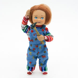 Kits de garaje Ghost Baby Soul Returns Edición limitada Vestido de tela azul Estatuilla Chucky Muñeca Modelo Juguete Chachi Ornamento - Product Image 3