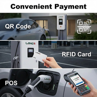 Station de recharge pour véhicules électriques Langrun DCP-20KW-40KW 20kW-40kW DC, étanche IP54, refroidissement par air forcé, CCS1/CCS2/GBT 200-1000V