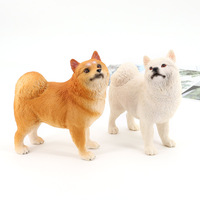 Figurines d'animaux en PVC massif, modèles de statues de simulation, figurines de chiens, jouets en gros
