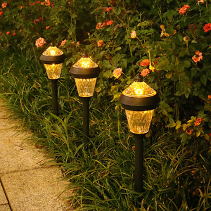 Luces solares LED para jardín, impermeables, alimentadas por energía solar, para decoración de caminos, patios y jardines. - Product Image 2