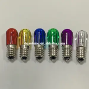 B19 Bola Lampu E14 Led, Bola Lampu Dekorasi Berwarna, Anti Air Luar Ruangan 14V 24V 0.5W