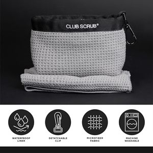 Bolsa de Limpieza para Palos y Pelotas de Golf Personalizada con Toalla Integrada, Exterior Impermeable, Tecnología Clean Face, Forro que Limpia las Ranuras de los Palos - Product Image 2