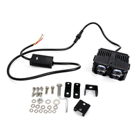 Éclairage extérieur U88 85W, phare LED à faisceau haut et bas, lumière auxiliaire bicolore, 2 projecteurs laser LED pour voiture et moto