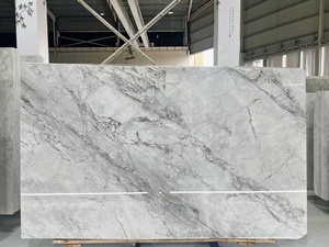 Marmo Naturale Grigio <span class=keywords><strong>con</strong></span> Venature Bianche a Nuvola, Resistente alle Macchie e all'Usura, Grande Lastra Moderna per Cucina, Sala da Pranzo e Villa - Product Image 4