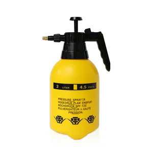 Spruzzatore manuale per la pulizia dell'auto flacone spray a pressione da giardino giallo