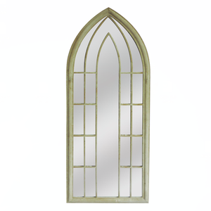 Barato <span class=keywords><strong>Vintage</strong></span> Jardín de hierro <span class=keywords><strong>ventana</strong></span> espejos con la belleza Natural de reflexión espejos de la habitación - Product Image 3