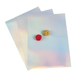 Großhandel OEM Digitaldruck Weiß Klar Transparent Holo graphisches Papier Vinyl PET PVC Material