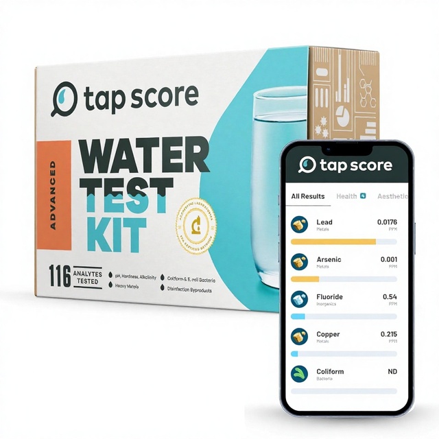 Advanced Home Water for Kit | Well City | EPA Certified | Tests 116 Analytes Including Lead Hardness Alkalinity | Multi-Color