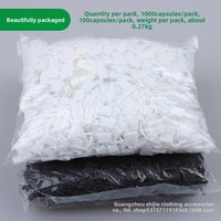 Étiquette de vêtement personnalisée en plastique lavable avec fermeture à clip, cordon torsadé en polyester, corde de suspension pour sacs et chaussures