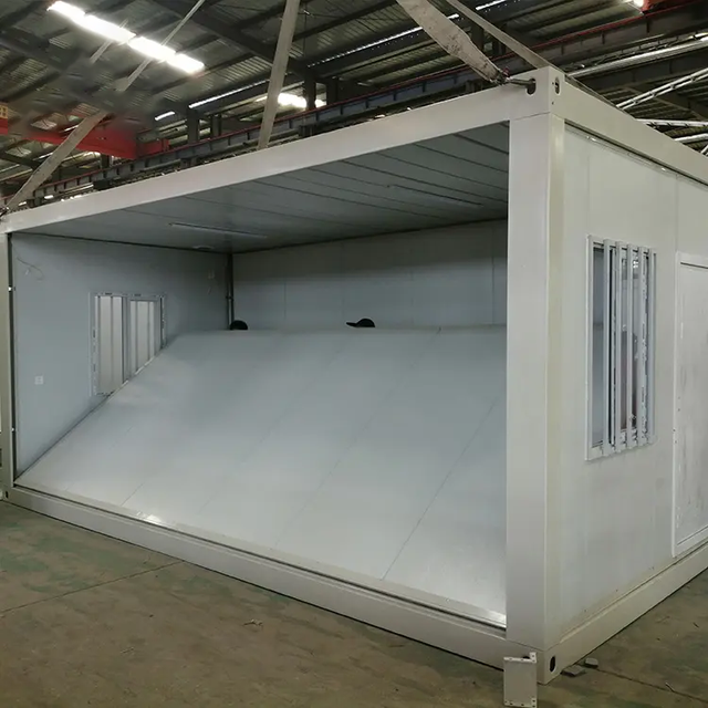 Folding Prefab Container House Portable Modular Cabin for Workforce Housing and Construction Projects