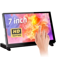 ZYSY MPI7006-A Layar Sentuh Kapasitif LCD IPS 7 Inci 1024*600 untuk Raspberry Pi 5/4/3/2/1