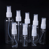 Bouteilles en plastique transparentes vides Pulvérisateur de parfum à brume fine 10ml 30ml 50ml 80ml 100ml 120ml 250ml 500ml pour cosmétiques