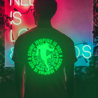 Vinyle thermocollant luminescent blanc vert pleine couleur pour t-shirts vêtements Vinyle thermocollant luminescent personnalisé