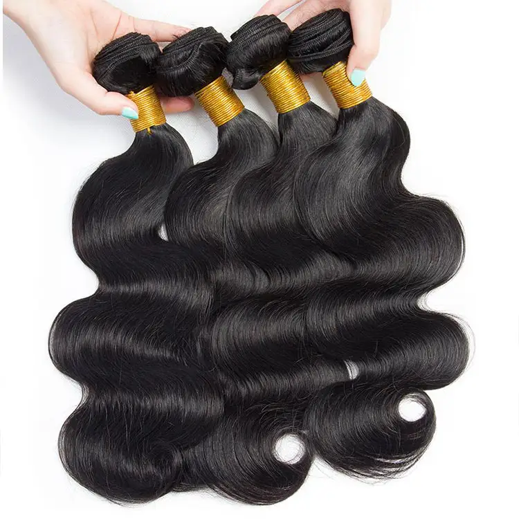 Cheap Venders 10a Unprocessed Virgin Brazilian Relaxed Hair Body Wave 20 22 24 26 Inch Hair Bundle