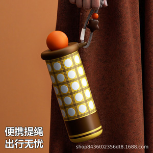 Stainless Steel Tumbler 316L Ceramic Lined Inner Travel Portable Water <b>Bottle</b> - Product Image 4