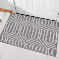 Tapis d'entrée intérieur antidérapant, lavable en machine, absorbant, doux, anti-salissures, tapis de bienvenue