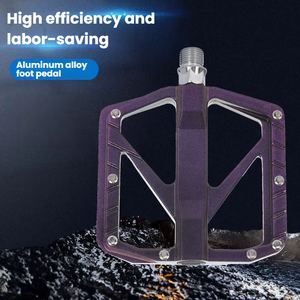 Pédale de taquet en alliage d'aluminium de haute qualité avec quatre roulements pédale de roulement de lubrification <span class=keywords><strong>amovible</strong></span> pour vélos de route - Product Image 4