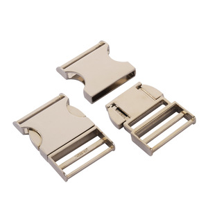 Metal Sliding Buckle 32mm Silver Durable For Bags Pet Leash <b>Webbing</b> Adjustment - Product Image 4