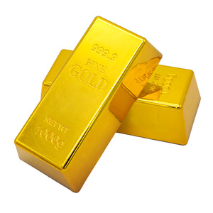 Realistic Plastic Gold Bar Heavier Novelty Gifts <strong>Prop</strong> <strong>Money</strong> for Fun &amp; Entertainment for April Fool's Day - Product Image 1