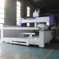 Machine de fraisage CNC à 5 axes ATC, machine de fraisage CNC, machine à travailler le bois pour moules en mousse