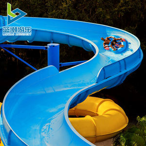 Attrezzature da gioco in fibra di vetro parco piscina Slide grande piscina scivolo altre attrezzature da gioco d'acqua - Product Image 6