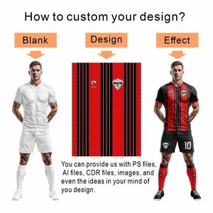 Ensemble d'uniformes de football professionnels personnalisés sublimés respirants verts et blancs Maillot de foot - Product Image 4
