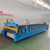 Máquina de Paneles de Techo Corrugados de Alta Resistencia con Desbobinador, Nivelación y Producción Continua