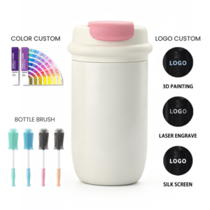 Tazas de Viaje Kawaii Personalizadas <span class=keywords><strong>al</strong></span> <span class=keywords><strong>por</strong></span> <span class=keywords><strong>Mayor</strong></span> con Logotipo, 270ml/380ml, Taza de Café de Acero Inoxidable de Doble Pared para Regalos Promocionales - Product Image 6