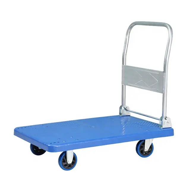 4 wheels hand trolley folding tool cart with wheels
