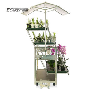 באיכות גבוהה עיצוב פתוח נתיק פלדה מתלה אחסון אנכי תצוגת מתלה עבור מרכז גן - Product Image 3