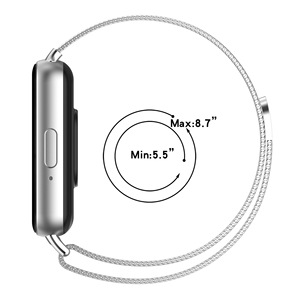 Correa Milanese BEEFLYPOWER, Accesorio de Pulsera de Acero Inoxidable para <span class=keywords><strong>Samsung</strong></span> Galaxy <span class=keywords><strong>Fit</strong></span> <span class=keywords><strong>3</strong></span> - Product Image 2