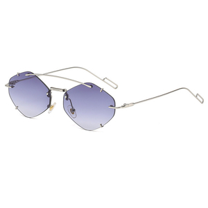 Funny <strong>Party</strong> Festival Women Ball Eyewear Metal Sunglasses Fashion Rimless Lens Sun <strong>Glasses</strong> 2025 - Product Image 1