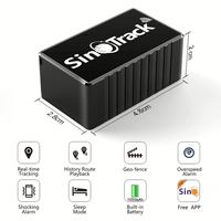 Traceur GPS pour animaux de compagnie SinoTrack ST-903 de la taille d'une pièce de monnaie, contrôlable à distance