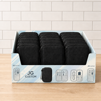 Boîte de présentation en carton ondulé personnalisée pour organisateur d'électronique, présentoir de comptoir en papier PDQ CDU pour supermarché et vente au détail